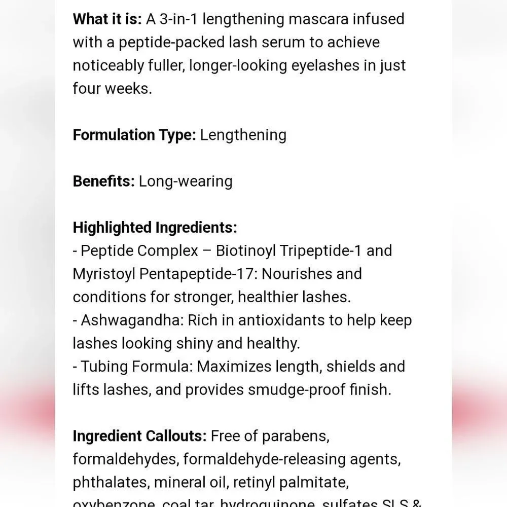 Velour Pretty Big Deal Peptide & Tubing Mascara